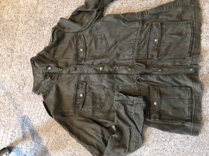 MaxStudio Khaki Green Safari Jacket